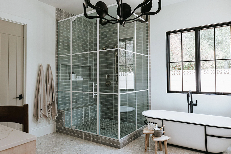 green-gray-shower-tiles